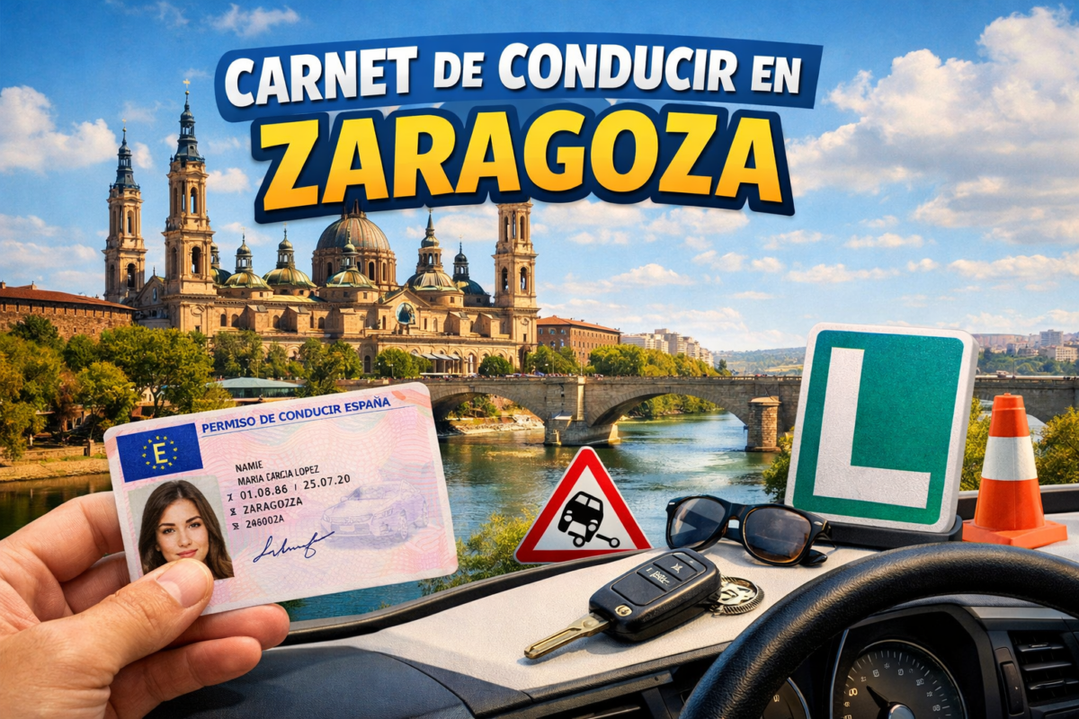 Desglose del coste real de sacarse el carnet de conducir en Zaragoza en 2026: tasas DGT, psicotécnico y clases prácticas