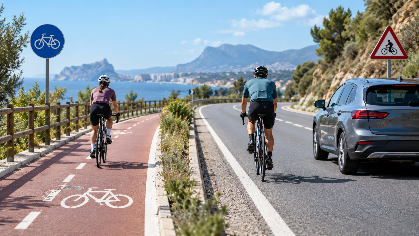 Nueva normativa DGT ciclistas: distancia de seguridad al adelantar