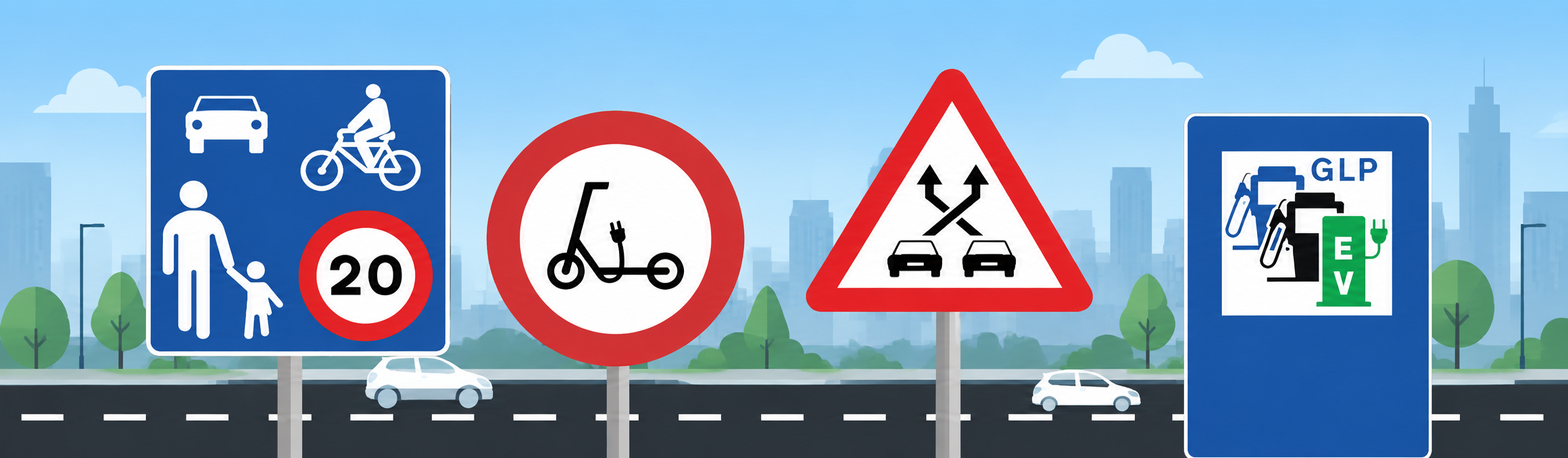 Nuevas señales de tráfico DGT 2026 en la carretera